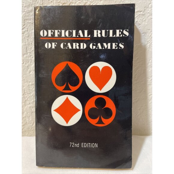 VINTAGE OFFICIAL RULES OF CARD GAMES 72ND EDITION BOOK - Picture 1 of 10